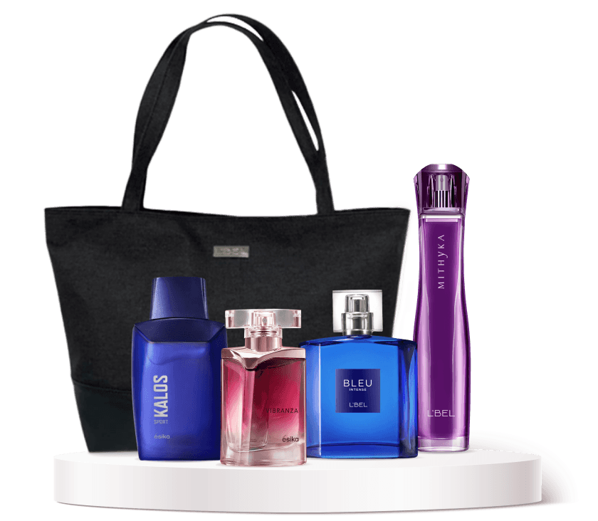 Kit de perfume y maquillaje