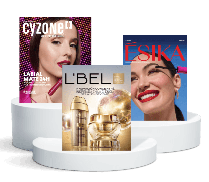Catálogos de venta LBEL, ÉSIKA y Cyzone